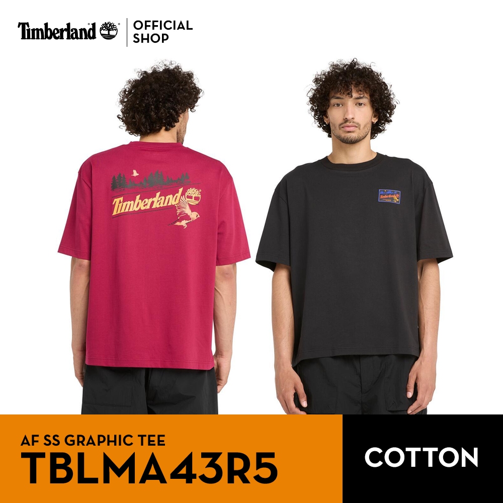 Timberland Men’s Short Sleeve Graphic T-Shirt เสื้อยืด (TBLMA43R5)