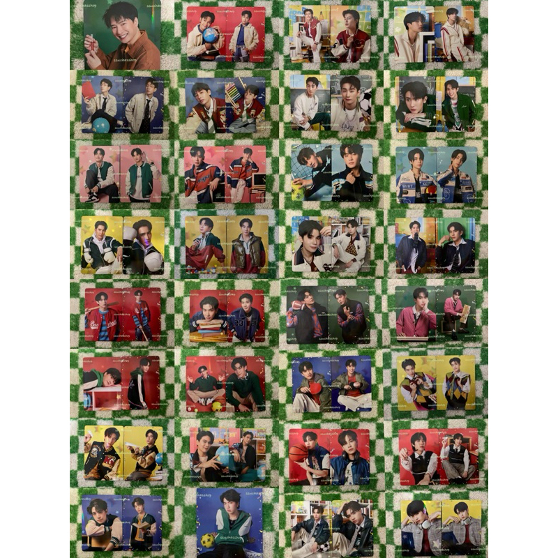(แบบ Set 2 ใบ) Boy Random Card Gmmtv Back to School แรนด้อม การ์ด จีเอ็มเอ็ม