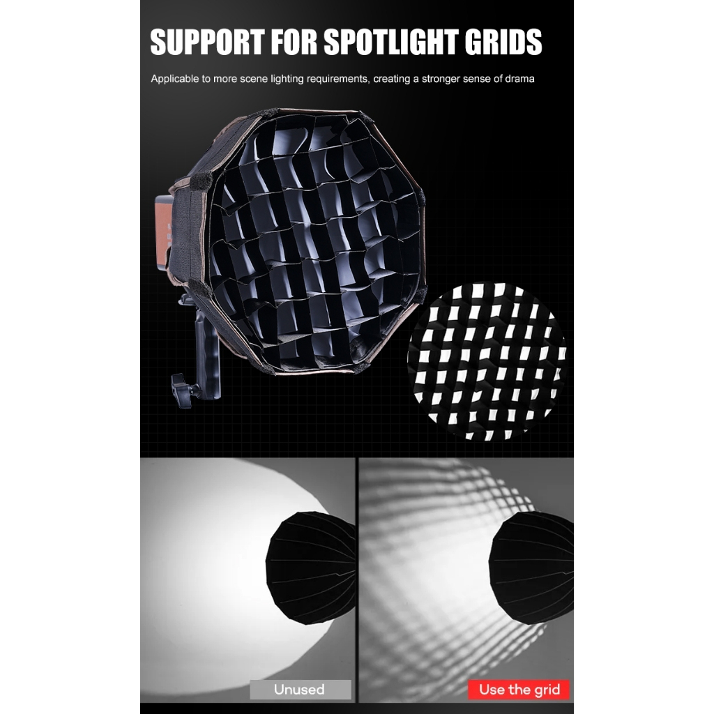 ZSYB Softbox M30 Parabolic Softbox (Lightdome) Mini Bowen Mount 30cm for S100 / W80B / T-80bi