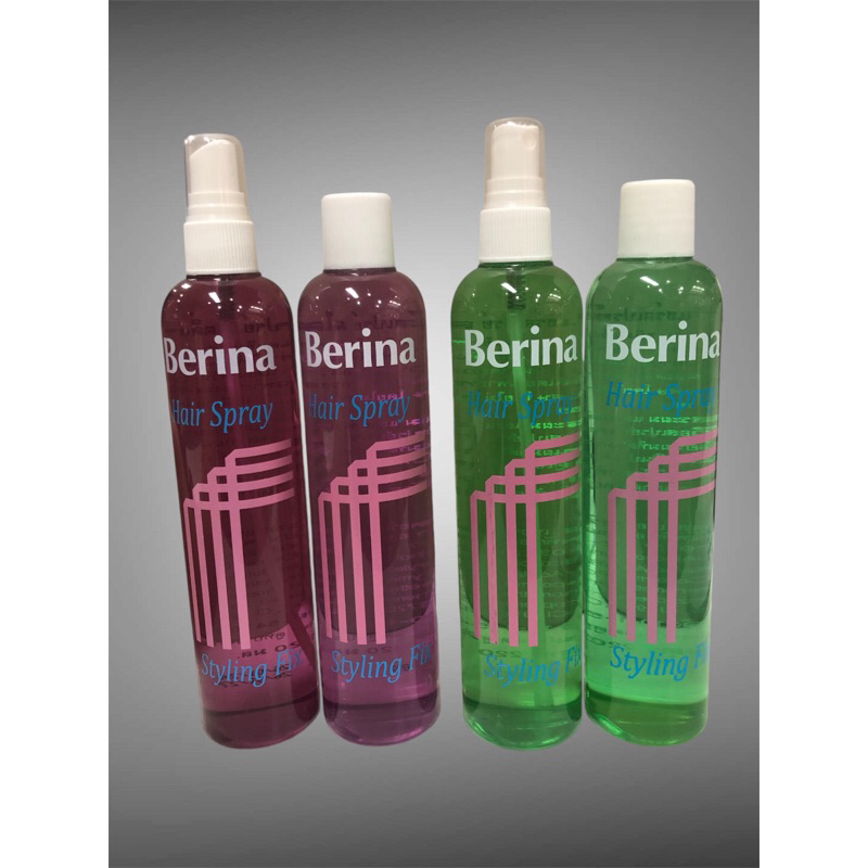 Berina Hair Spray Stayling fix เบอริน่า แฮร์สเปรย์ สไตลิ่งฟิกซ์ เป็นสเปรย์ ฉีดผม 220ml.