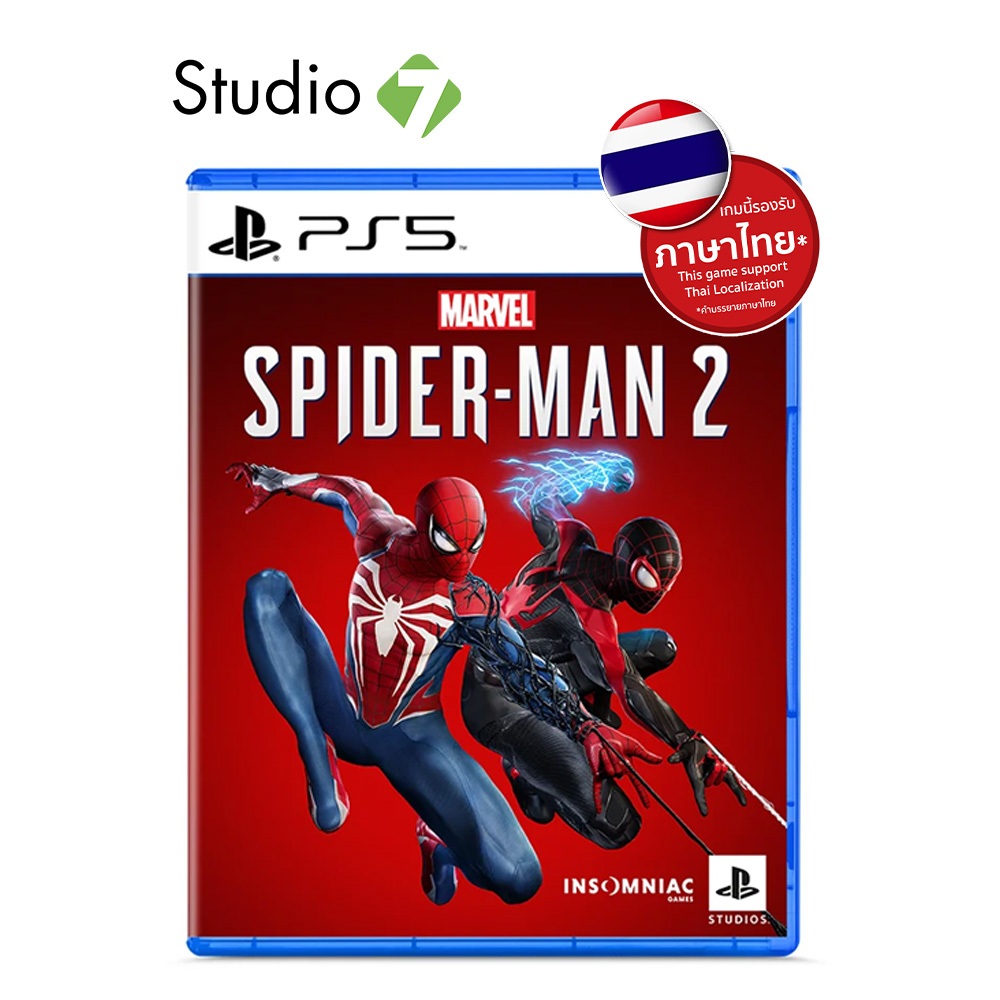 แผ่นเกม PlayStation PS5-G : Marvels Spider-Man 2 Standard Edition by Studio7