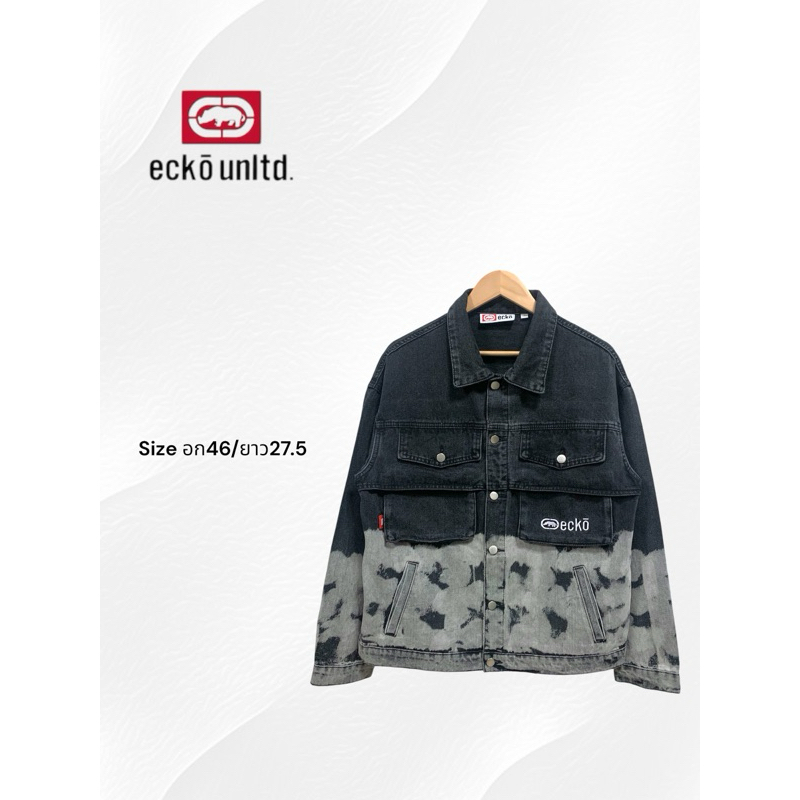 เสื้อแจ็คเก็ตยีนส์ Ecko Unltd 💯 มือ 2