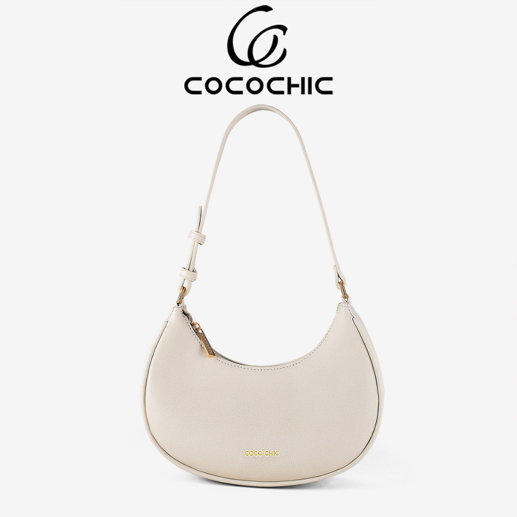 COCO CHIC！กระเป๋าผู้หญิง หนัง PU กระเป๋าสะพายข้าง 3สี ทรงสวย เข้ากับทุกลุค