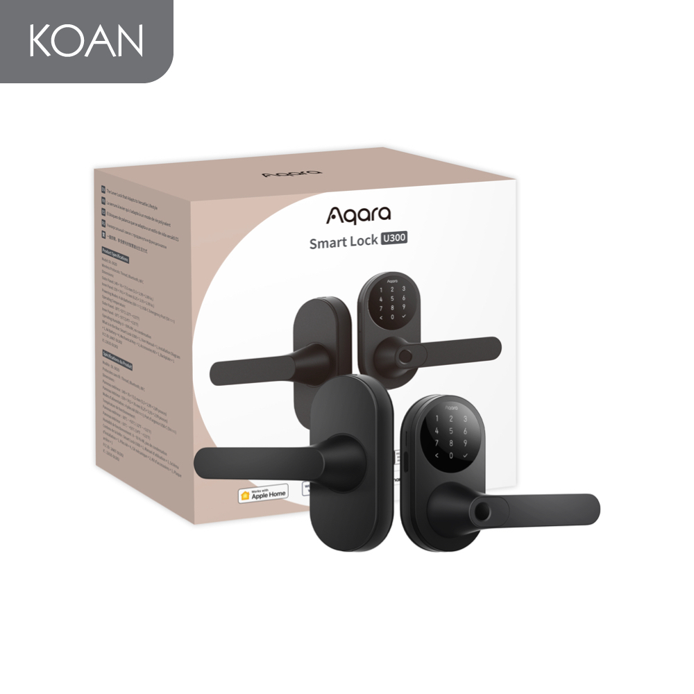 Aqara - Smart Lock U300 - Black / Silver