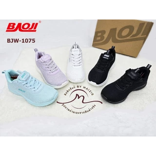 **BAOJI** [ลิขสิทธิ์แบรนด์แท้] (BJW-1075) รองเท้าผ้าใส่ทำงาน เหมาะกับ ยืน/เดินนานๆ เน้นเบา ส้นสูง 3.5 ซม.*ไซส์ 37-41*