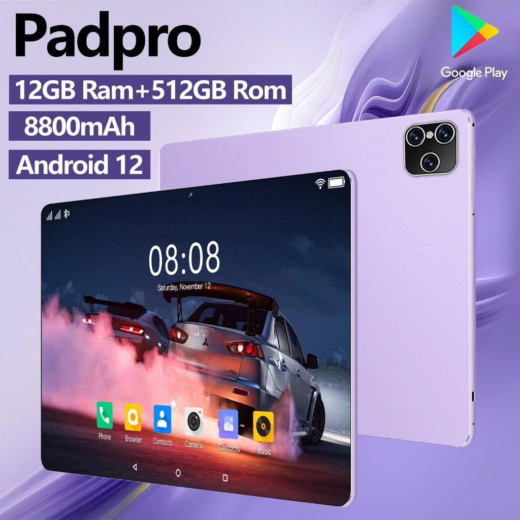 【ซื้อ 1 แถม 6】แท็บเล็ต Galaxy X5 Pro tablet 11.6inch 12+512GB แทปเล็ต Dual SIM 5G Wifi แทบเลต taplet