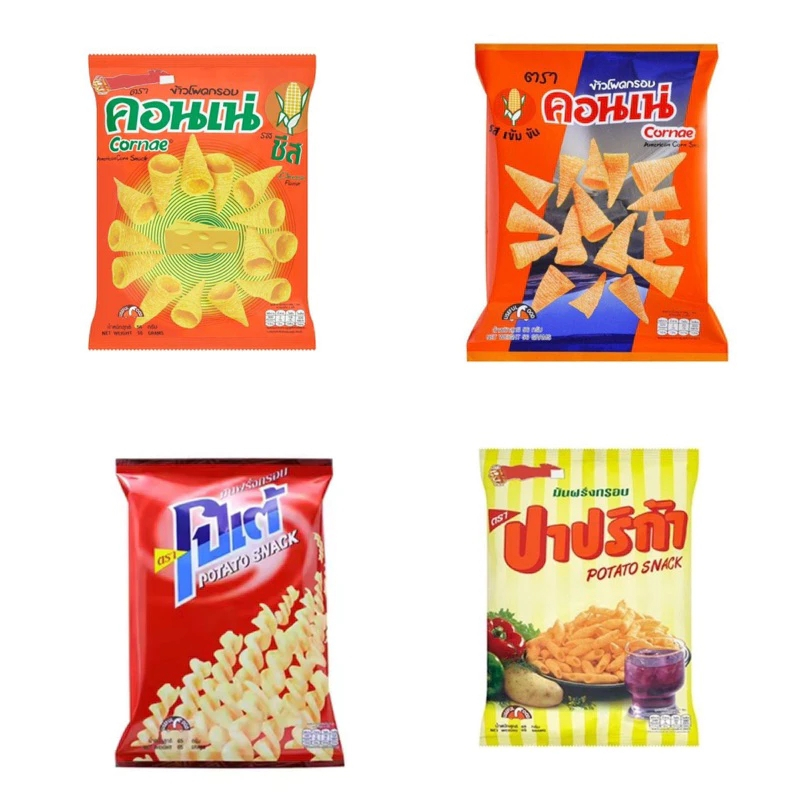ขนม คอนเน่ โปเต้ ปาปริก้า 22บาท ยกแพ็ค3ถุง