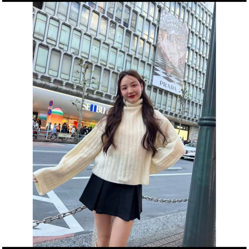 Puri & Me Onnie Wool Skirt กระโปรงเนื้อผ้าวูลPremium Wool ทรงสวย เนื้อผ้าวูลหนากำลังดี