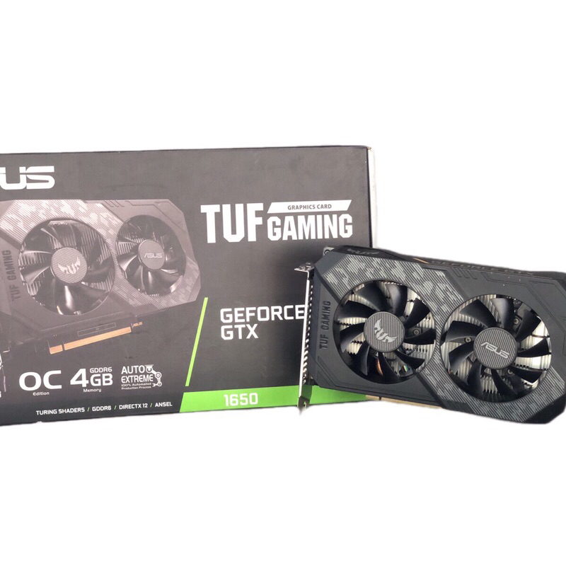 การ์ดจอ ASUS GEFORCE GTX 1650 TUF O4GD6 GAMING สินค้ามือสองพร้อมส่ง (มีประกัน)