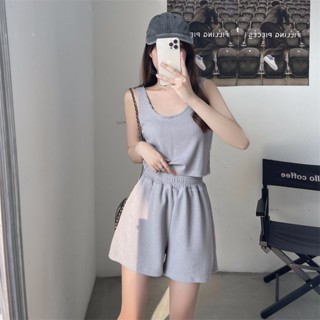 สินค้าเข้าใหม่แนะนำ ชุดเสื้อกางเกงทรงสปอร์ตสำหรับสุภาพสตรี ใ…