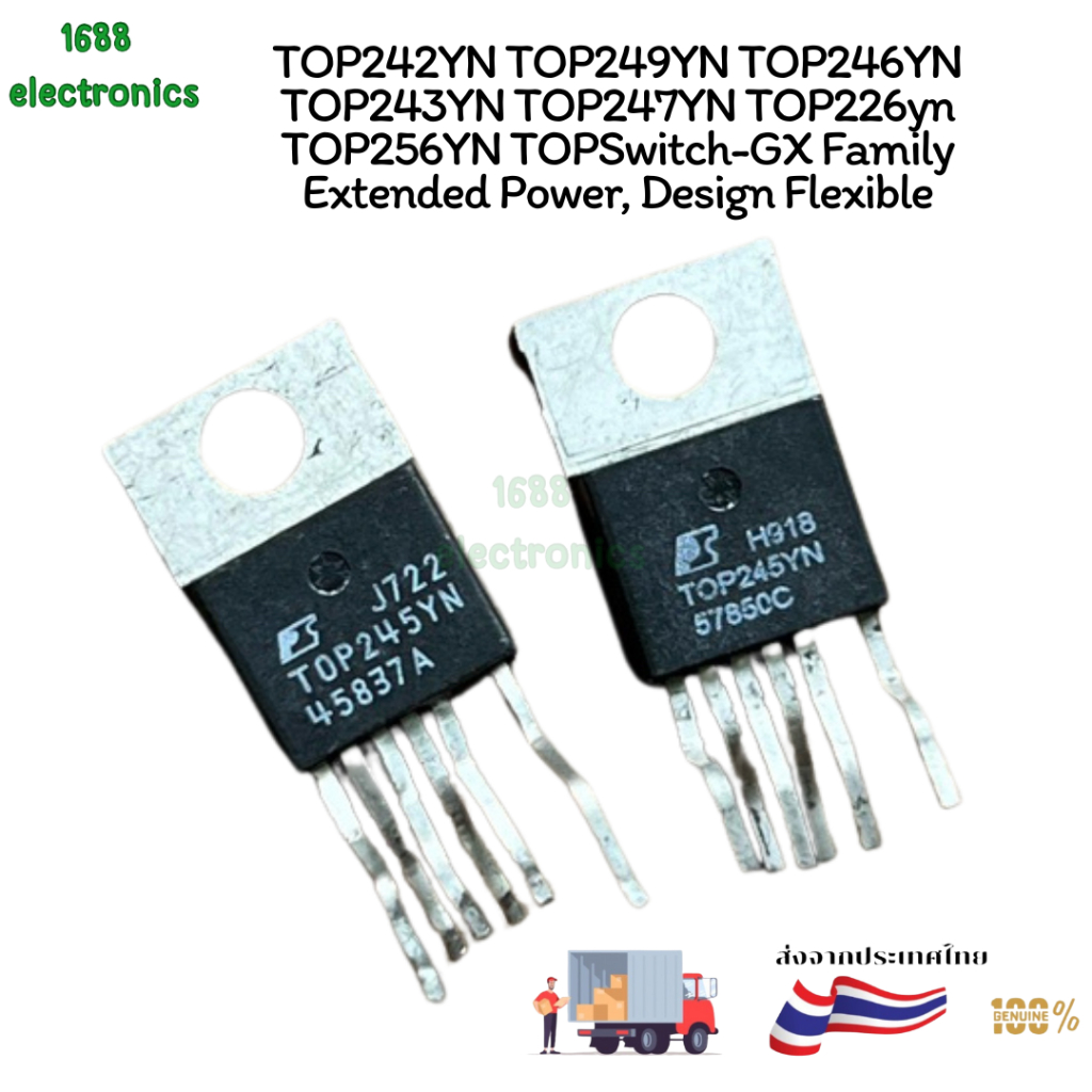 TOP242YN TOP249YN TOP246YN TOP243YN TOP247YN TOP226yn TOP256YN TOPSwitch-GX Family Extended Power, Design Flexible
