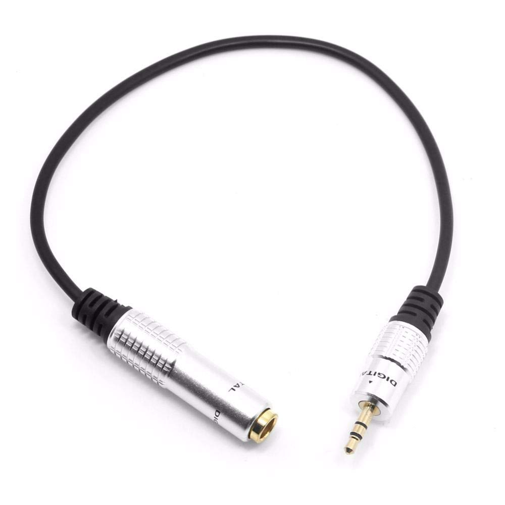 สายแปลงหัวแจ็ค 3.5 ผู้ ออกเป็น 6.5 เมีย Audio Aux 6.35mm 1/4" Female to 3.5mm Male Cable Stereo Head