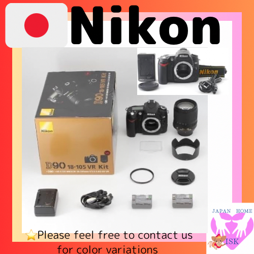 ชุดเลนส์ Nikon D90 Af-S Dx 18-105 Vr D90Lk18-105 ส่งตรงจากญี่ปุ่นใช้ Nikon D90 Dslr Body
