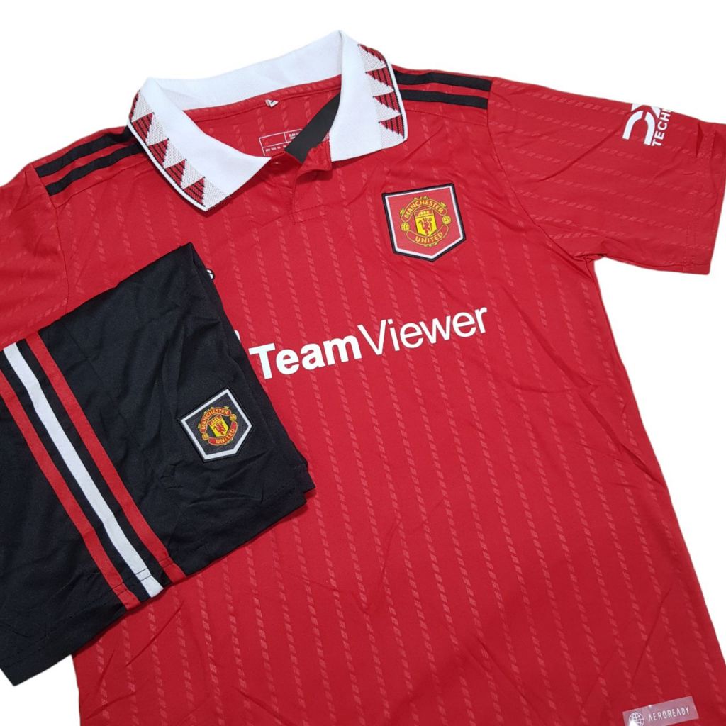 เสื้อกีฬา ชุดฟุตบบอล ทีมแมนยู รุ่นใหม่ลา่าสุด 2024/25 ชุดผู้ใหญ่ ไซส์ M .L .XL. (เสื้อพร้อม กางเกง)