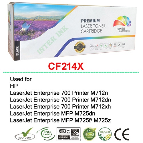 ตลับหมึก CF214X (14X) สีดำ Compatible