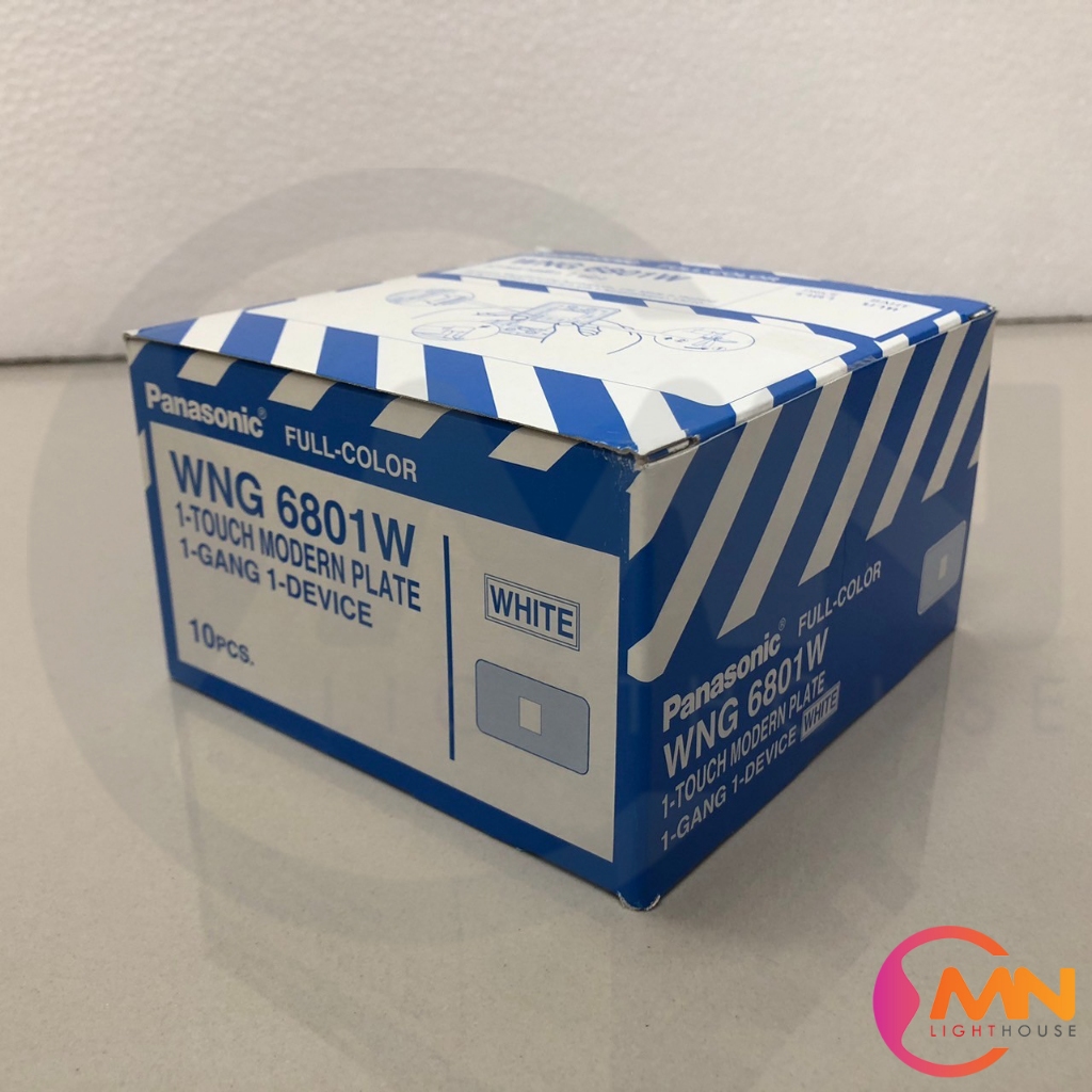 หน้ากาก 1 ช่อง PANASONIC รุ่น WNG6801W [รุ่นเก่า] (กล่องละ 10 อัน)