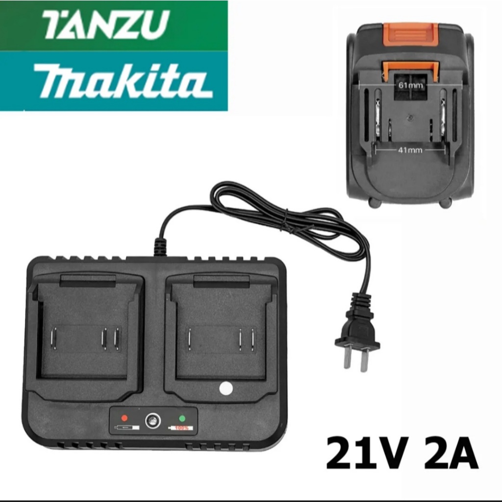 (สต็อกในไทย) แท่นชาร์จแบตไร้สาย สามารถชาร์จ 21V 2A // D