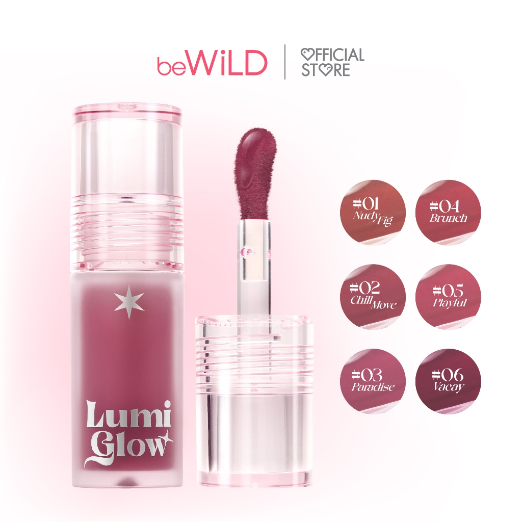 beWiLD Lumi Glow Lip ลิปทิ้นท์ออย สีชัด ติดทน ลิปฉ่ำวาว