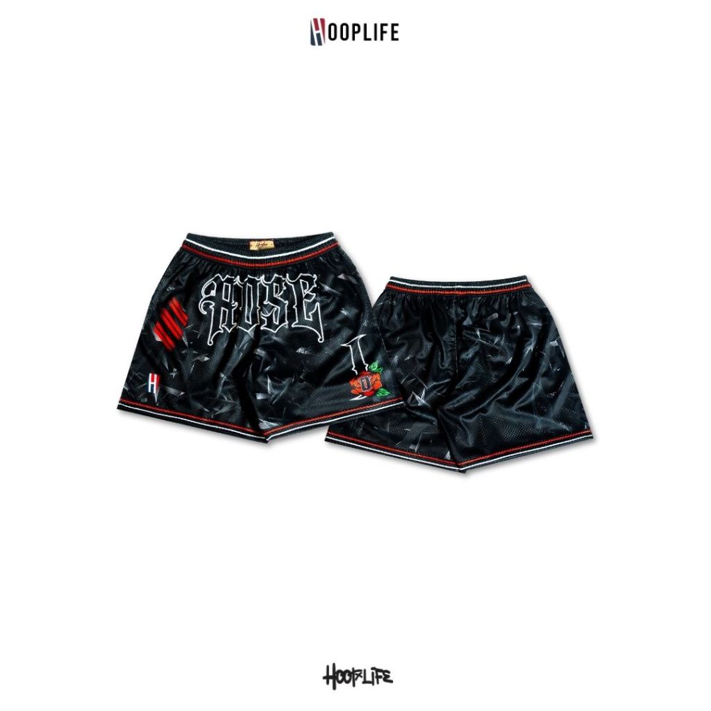 กางเกงขาสั้น กางเกงแฟชั่นเนวสตรีท HoopLife ” God Speed ” Mesh Shorts