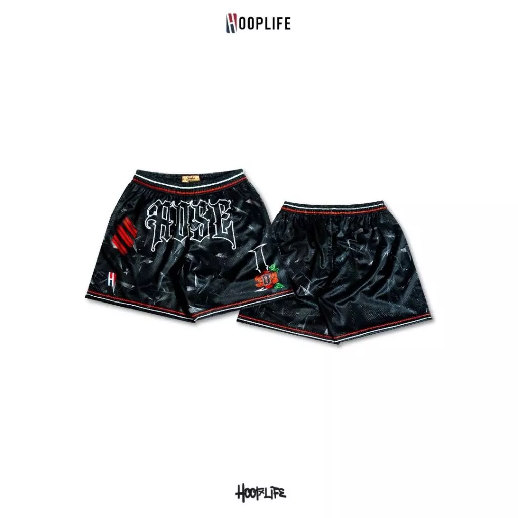 กางเกงขาสั้น กางเกงแฟชั่นเนวสตรีท HoopLife ” God Speed ” Mesh Shorts