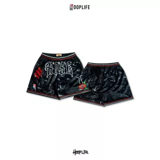 กางเกงขาสั้น กางเกงแฟชั่นเนวสตรีท HoopLife ” God Speed ” Mesh Shorts