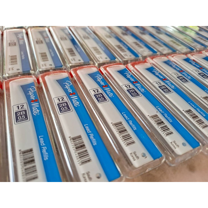 ไส้ดินสอกด Paper Mate  2B  ขนาด 0.5 มม. หลอดละ 12 ไส้