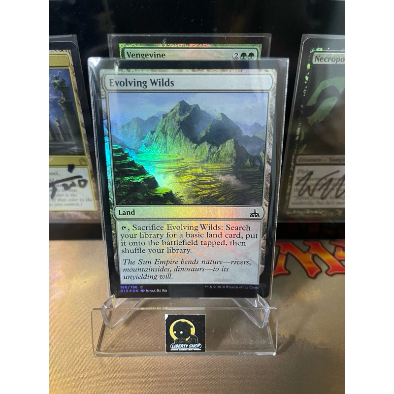 (MTG)(Rivals of Ixalan)(Foil) Evolving Wilds (NM)