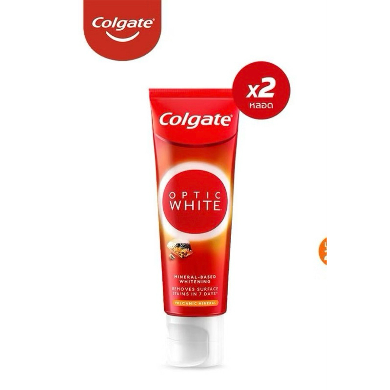โค้ดคุ้มบิวตี้ลด25%🎉 Colgate ยาสีฟันคอลเกต อ๊อพติคไวท์ 100g Colgate Optic White แดง / ม่วง