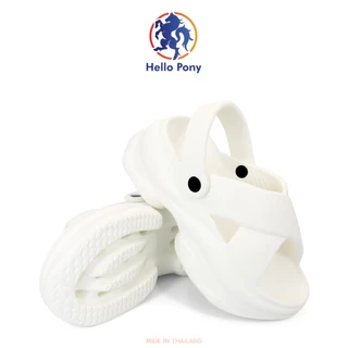 Hello Pony รองเท้ารัดส้น รองเท้าเเฟชั่นส้นสูง มีสายรัดรองเท้า กันลื่น นุ่ม ใส่ได้ทุกฤดูกาล Size 36-41 รุ่น MHM4004