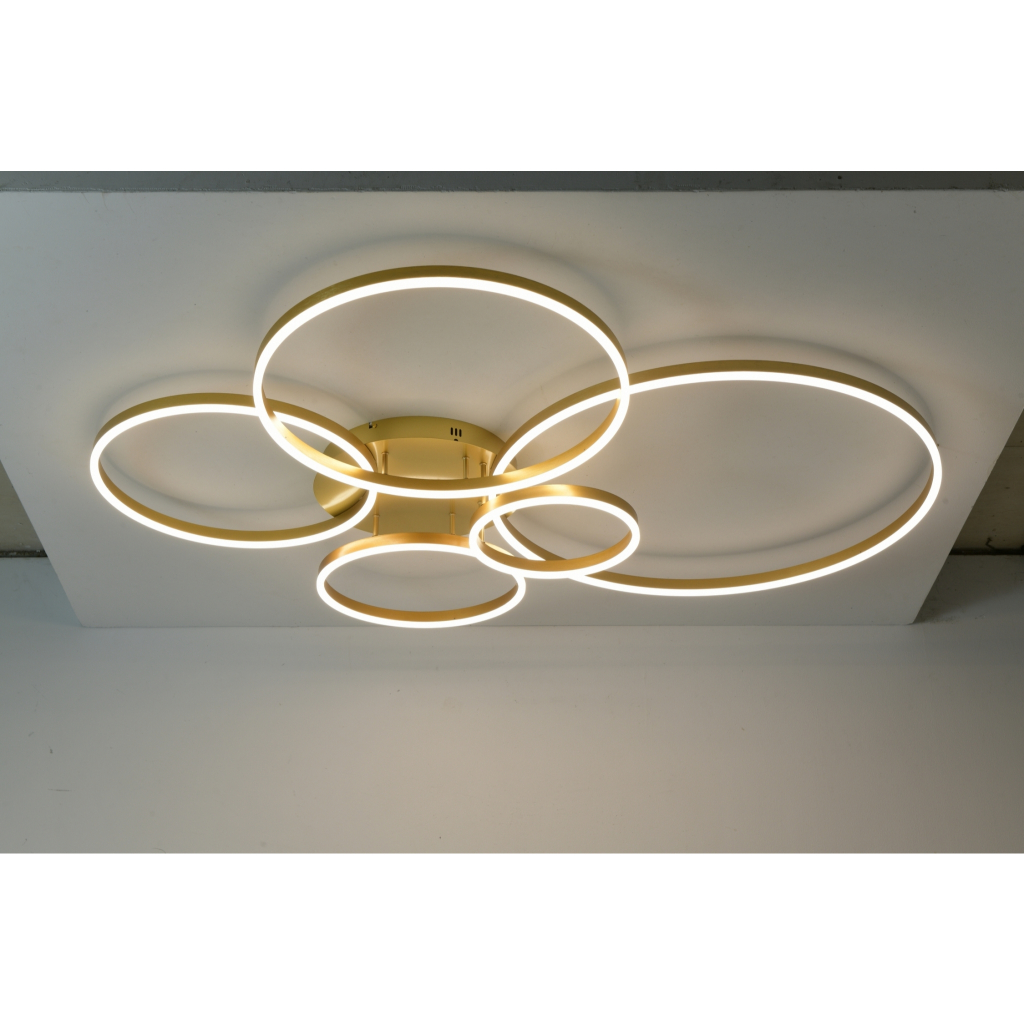 neolight-โคมเพดาน ทรงวงแหวน 5ห่วง GD9999-B พร้อมส่งจากไทย