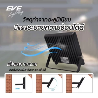 EVE โคมสปอตไลท์ แอลอีดี LED รุ่น Classy ขนาด 200 และ 400 วัตต์ กันน้ำกันฝน IP66 (ไม่ใช่โซล่าเซลล์)