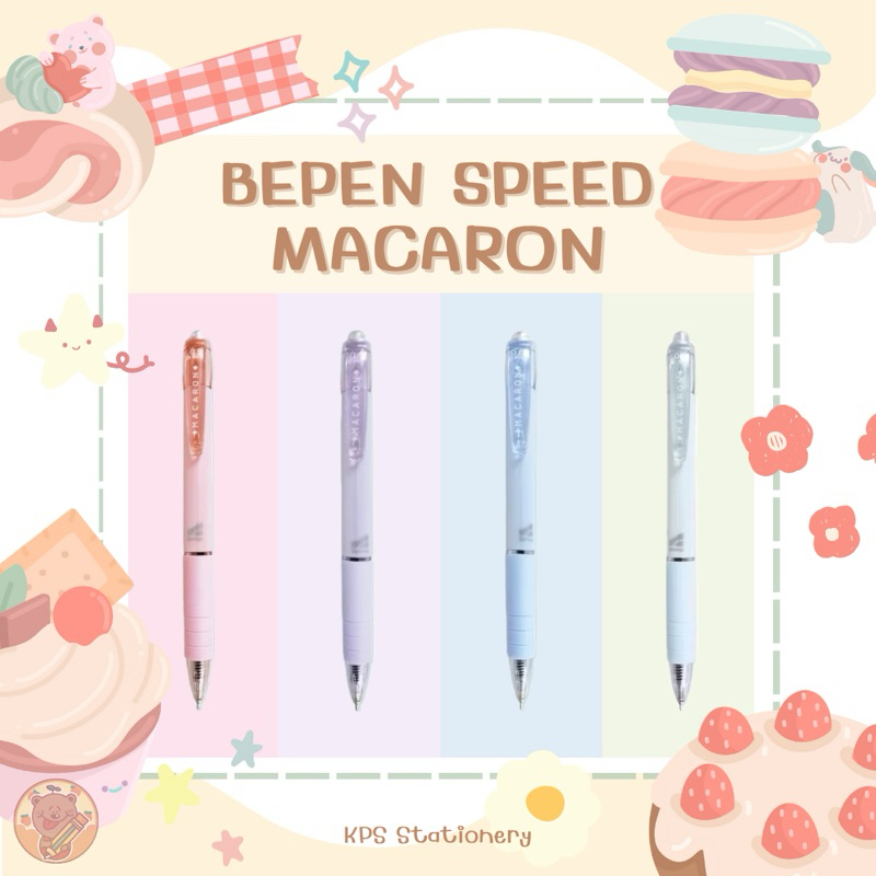 BEPEN SPEED MACARON ปากกาลูกลื่น หัว 0.5 มม.