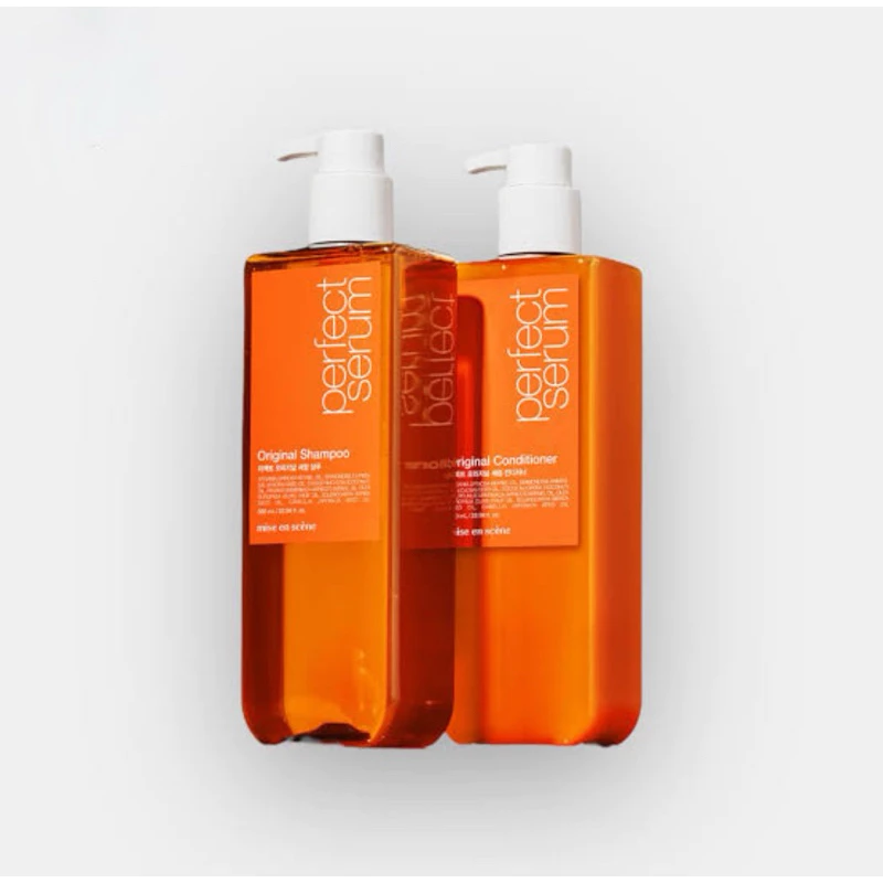 Mise En Scene Perfect Serum Shampoo,Conditioner 530 ml EXP:2028