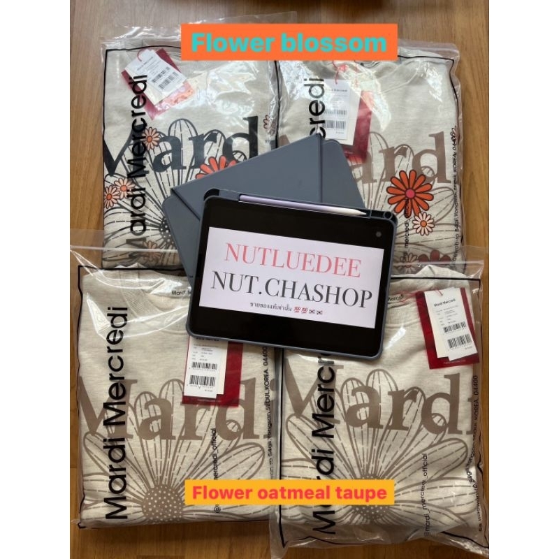 พร้อมส่ง แท้💯 Mardi Mercredi flower sweatshirt