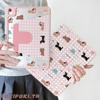 💥พร้อมส่ง💥เคสไอแพด pro11/13 2024 Air611/13ที่ใส่ปากกา ลายสก๊อต puppy เคสiPadหมุน 360°Gen9 Air7 Gen11