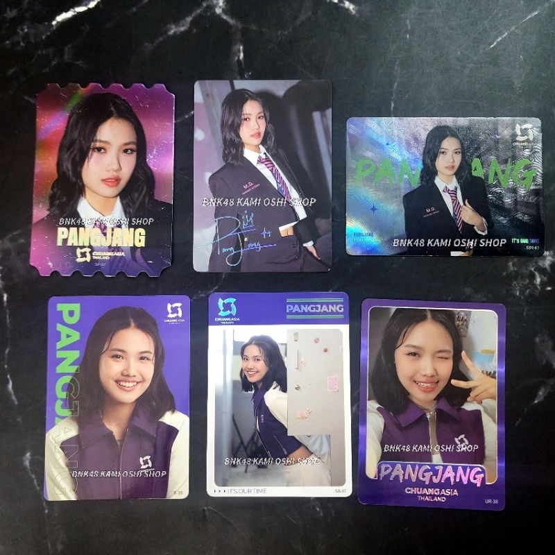 การ์ด Pangjang Mindy แพงจัง มินดี้ ver1 เซตครบ 6 ใบ Chuang Asia card SSP+SP+SSR+UR+SR+R chuangasia T