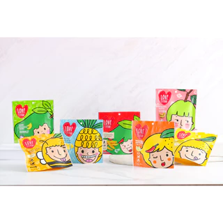 เลิฟฟาร์ม (LOVEFARM) - เลมอนอบแห้ง รสน้ำผึ้ง 120 กรัม ผลไม้อบแห้ง