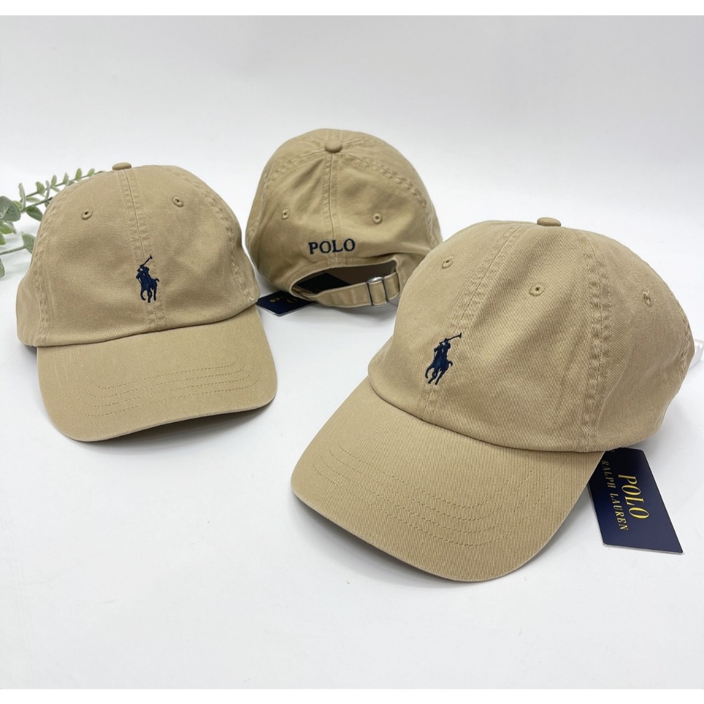 Ralph Lauren Cotton Chino Ball Cap (Tan)