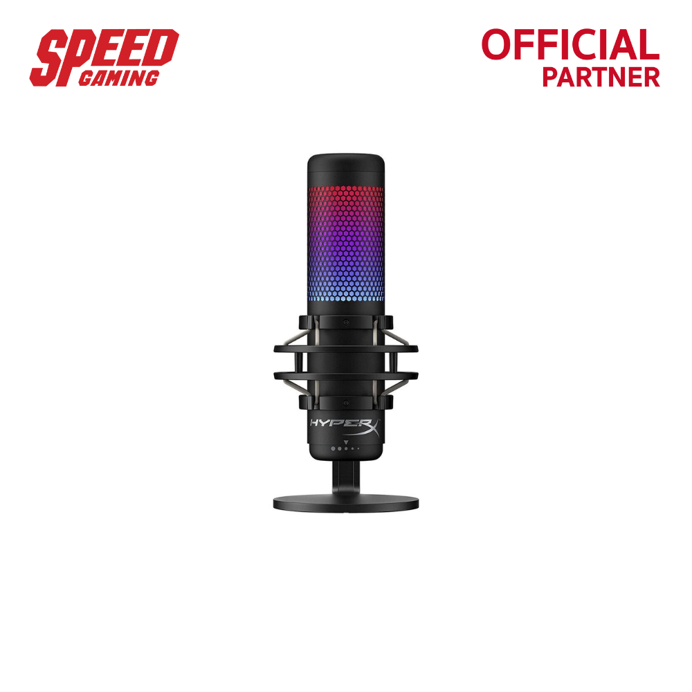 HYPERX Quadcast S Standalone / USB / RBG / Black / Gaming Microphone (ไมโครโฟน) : By Speed Gaming