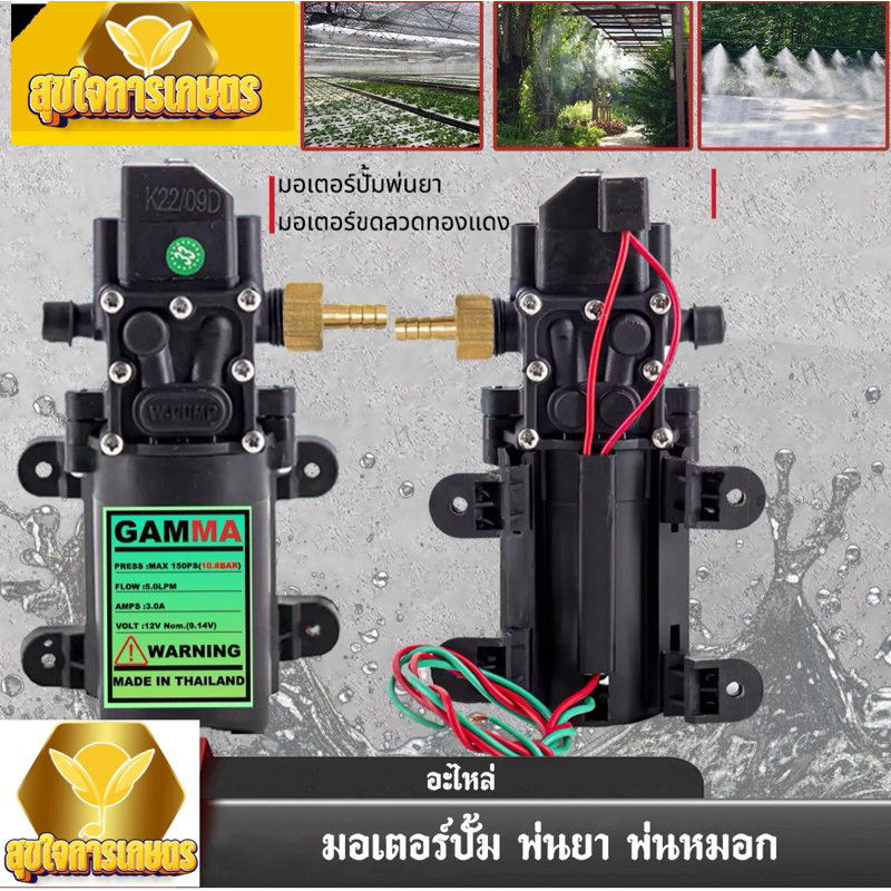 ข้อต่อหางปลา หัวทองเหลือง ใส่มอเตอร์ปั้มคู่ ใส่ปั้มเดี่ยว ข้อต่อลดขนาด พ่นยา พ่นหมอก พร้อมส่ง