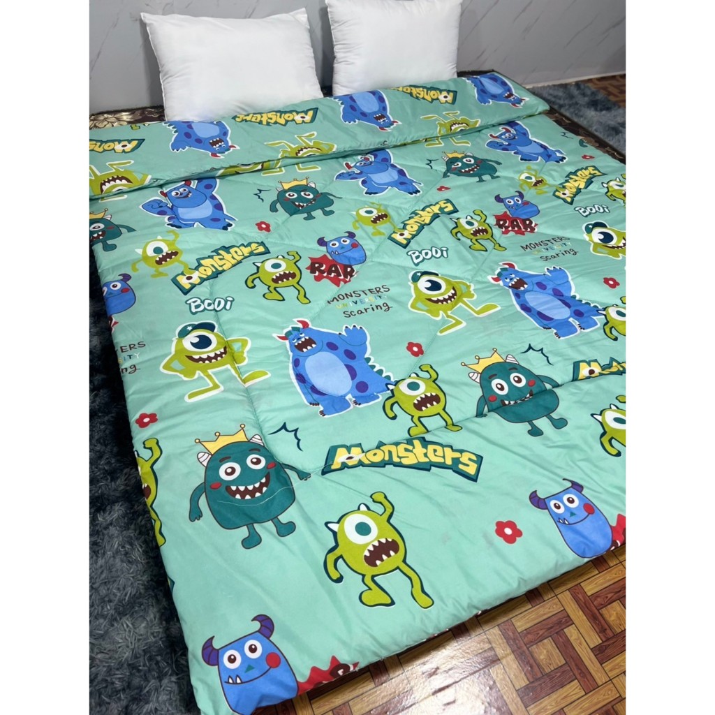 ภูตะวันค้าผ้า ผ้าห่มนวมคอตตอนแท้นุ่มๆ ขนาด 6ฟุต ลายการ์ตูนมาใหม่ (ไม่มีกระเป๋า) - รูปที่ 7