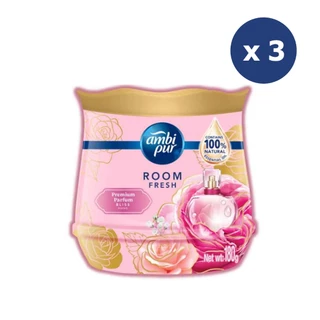 Ambipur แอมบิเพอร์ เจล เฟรช ดาวน์นี่ แพชชั่น / มิสทีค 180 มล. x 3 กระป๋อง