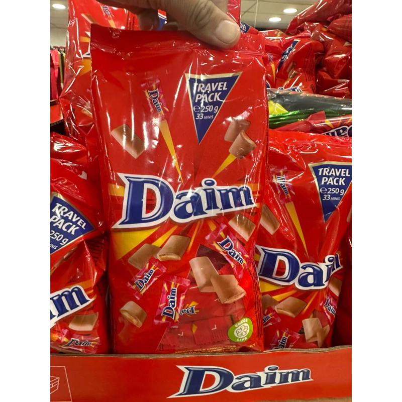 Daim ช๊อกโกแลตสอดไส้คาราเมล 250/460กรัม 33 /69ชิ้น พร้อมส่ง