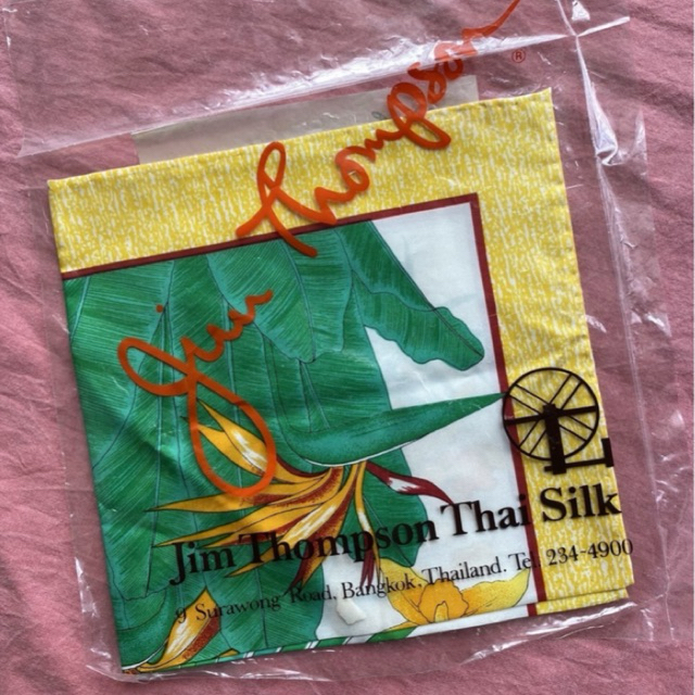 ผ้า Jim thompson handkerchief-ของใหม่