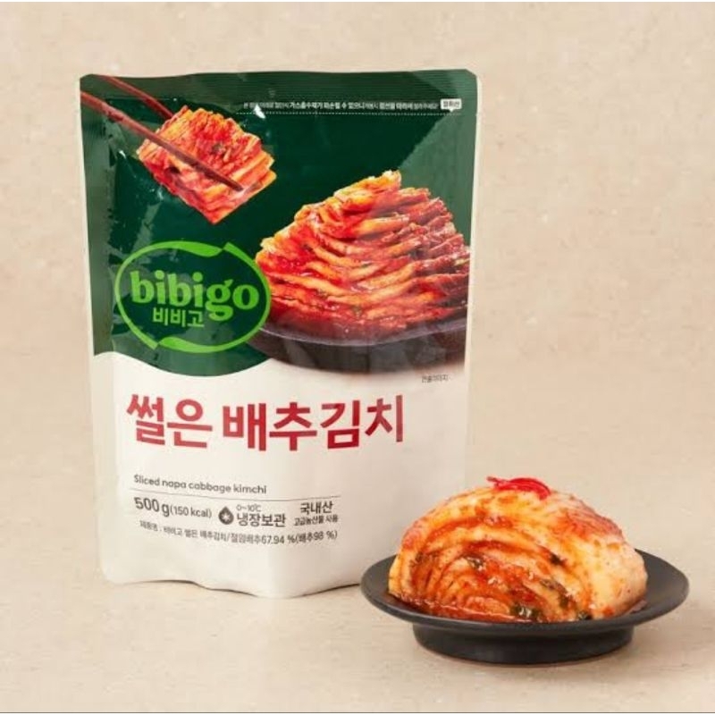 พร้อมส่ง 비비고 김치 กิมจิผักกาดขาว(หั่น) CJ Bibigo Sliced Cabbage Kimchi 3 ขนาด