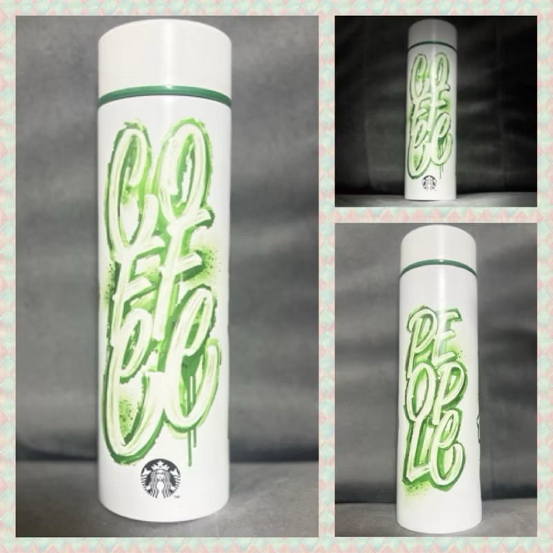 แก้ว Starbucks ลาย Coffee People Planet ขนาด 15 oz. 444 ml.