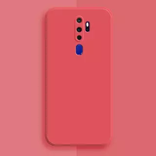 เคส TPU สีพื้นกำมหยี่กันกล้อง สำหลับรุ่น OPPO -A5 2020 A9 2020 A74 4g A95 4g A83 A54 4g
