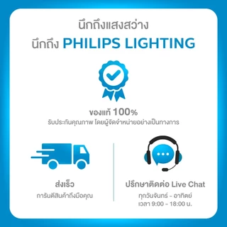 [แพคคู่]Philips Lighting หลอดไฟ LED 14.5วัตต์ ขั้ว E27 แสงขาว Cool Daylight 6500K & แสงอุ่น Warm White 3000K