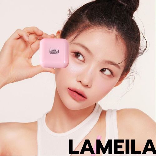 No.3042 (ถูก/แท้มีทุกเบอร์) Lameila Color Geometry บลัชออน เนื้อแมท เม็ดสีแน่น เนื้อละมุน
