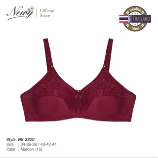 NEWY BRA 3220 *บราในตำนาน* บราไร้โครง ยกทรงแบรนด์ไทย รุ่นอัพเกรด!! ฟองบาง3มิล ตกแต่งลูกไม้